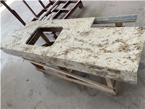 Gold and Silver Polished Countertops