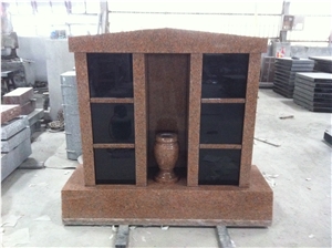 Granite 6 Niche Columbarium Casket and Urns