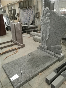 Granite Monuments with Angel Wings Slabs Xiamen