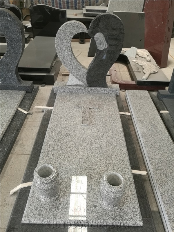 Granite Monuments with Angel Wings Slabs Xiamen