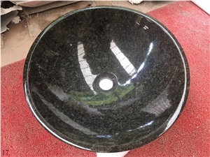 Granite Round Basin Natural Stone Sink Wash Basin