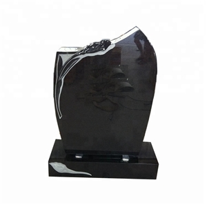 Grave Stone Black Basalt Monument Tombstone