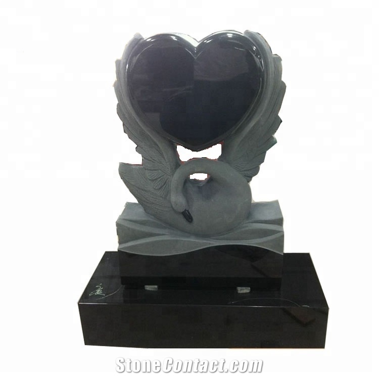 Grave Stone Black Basalt Monument Tombstone