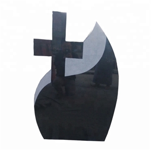 Grave Stone Black Basalt Monument Tombstone