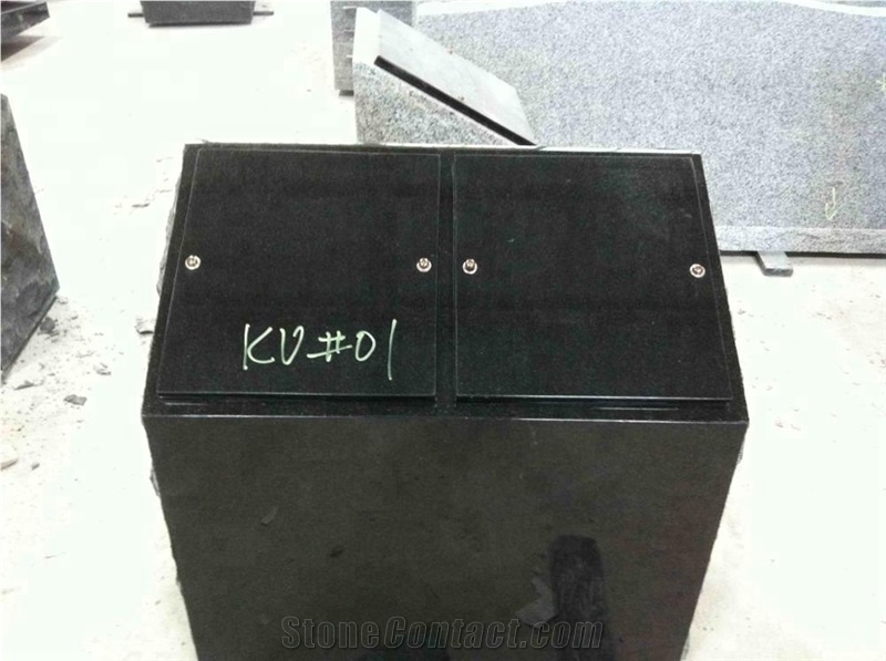 Grey and Black Granite Companion Post Cremation