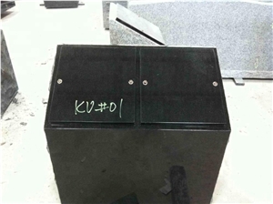 Grey and Black Granite Companion Post Cremation