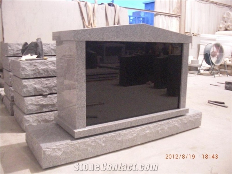 Grey Granite Columbarium Niche Manufacturer