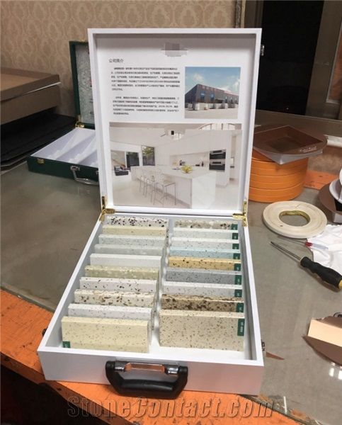 Handhold Granite Quartz Stone Sample Box