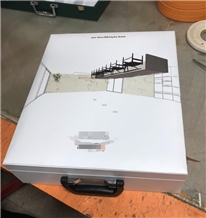 Handhold Granite Quartz Stone Sample Box