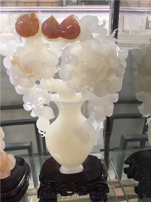 Home Decor Onyx Desk Ornament Interior Boutique
