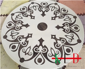 Honeycomb Panel Marble Waterjet Medallions Tiles