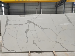 Cheap Calacatta Lincoln Quartz Slabs