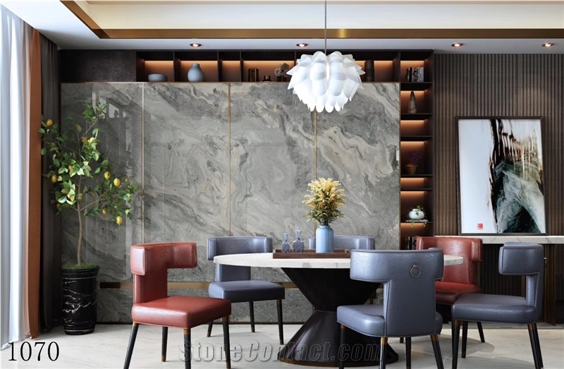 India Silvershine Quartzite Slab Wall Floor Tiles