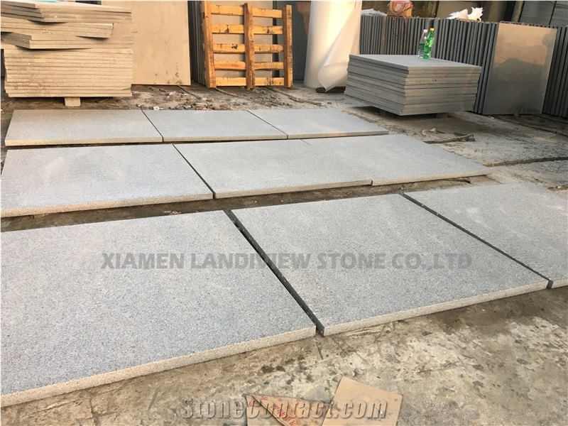 Jet Mist Dark Grey Granite Step Coping