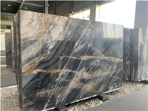 Lafite Impression Roman Brown Marble Slabs