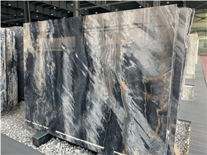 Lafite Impression Roman Brown Marble Slabs