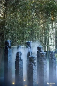 Landscaping Carving Bollards Stone Hitching Posts