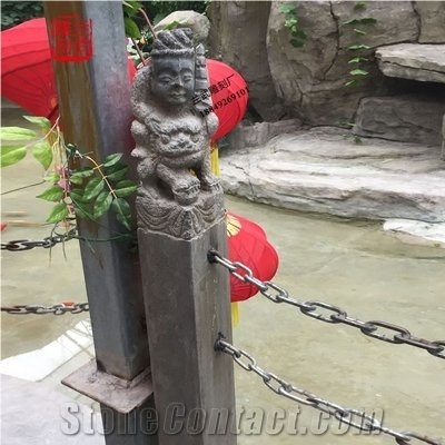 Landscaping Carving Bollards Stone Hitching Posts