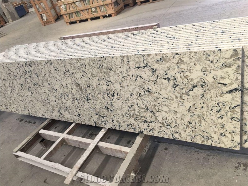 Latest Man Made Quartz Countertop Vanity Tops