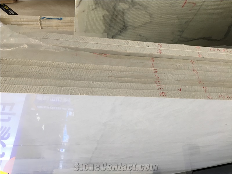 Lincoln White Marble Wall Cladding Slabs