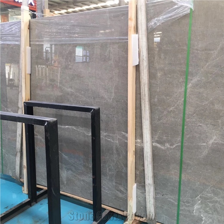 Maya Grey Marble Slabs,Skirting