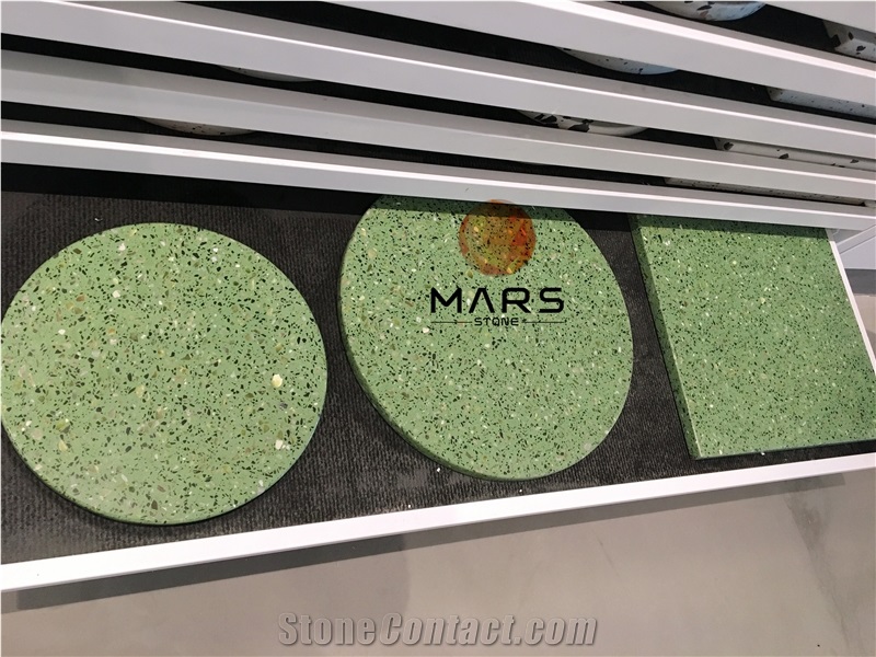 Mc007 Green Concrete Terrazzo