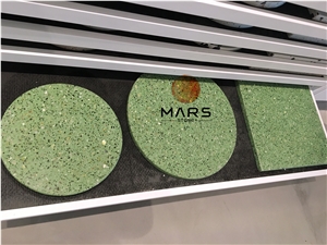 Mc007 Green Concrete Terrazzo