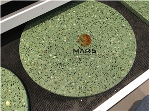 Mc007 Green Concrete Terrazzo