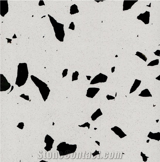 Mc008 White Terrazzo Tiles and Slab