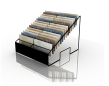 Metal Granite Quartz Desk Display Rack
