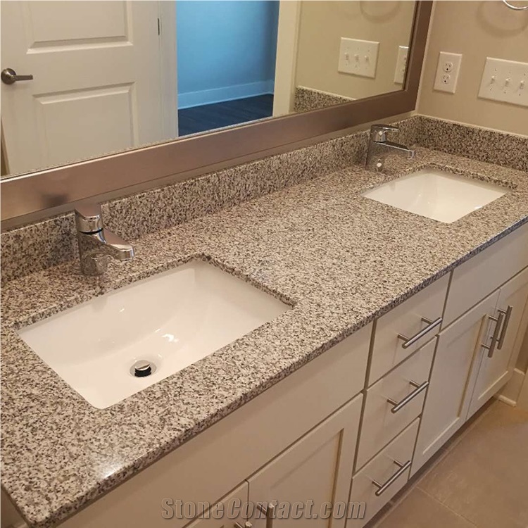 Nano Crystal Diamond White Granite Countertop