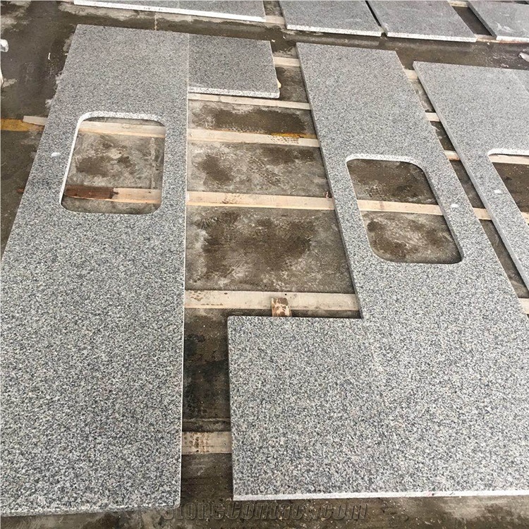 Nano Crystal Diamond White Granite Countertop