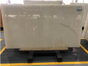 Natural High Quality Pure Snow White Onyx Slabs Natural High Quality Pure Snow White Onyx Slabs
