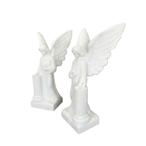 Natural Marble Sculpture Cemetery Statue