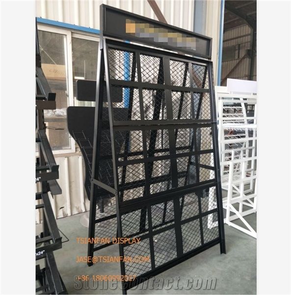 Natural Stone Display Stand A-Frame