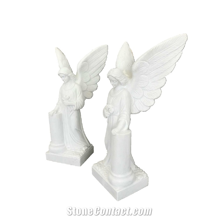 Natural White Marble Stone Carved Sculpture