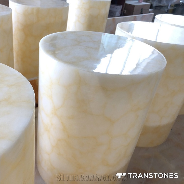 New Translucent Polished Alabaster Light Box
