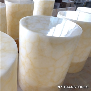 New Translucent Polished Alabaster Light Box