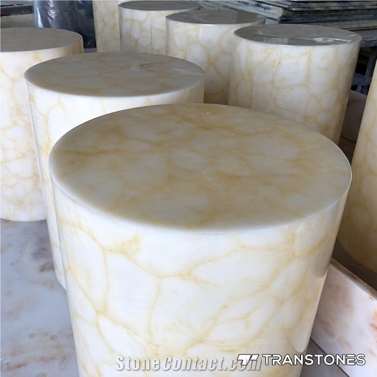 New Translucent Polished Alabaster Light Box