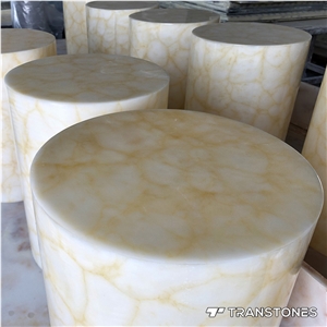 New Translucent Polished Alabaster Light Box