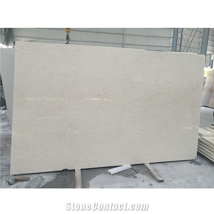Office Reception Beige Porrino Marble Countertop