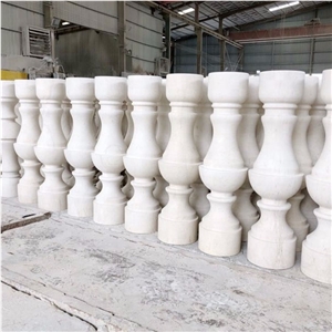 Outdoor Marble Column Railing