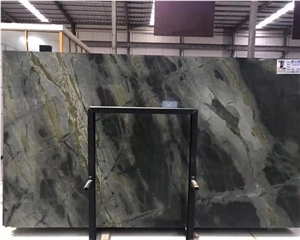 Peacock Green Marble Slabs