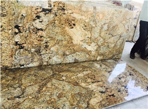 Polished Alaska Gold Granite for Countertop