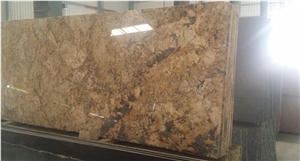 Polished Alaska Gold Granite for Countertop
