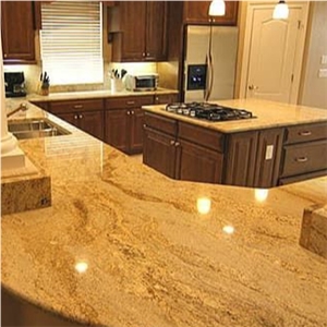 Polished Alaska Gold Granite for Countertop