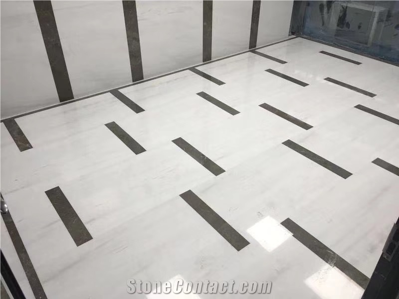 Polished Burma White Marble Slabs