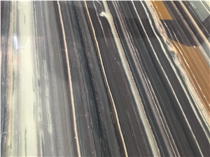 Polished China Oscar Purple Wood Grain Marble Tile
