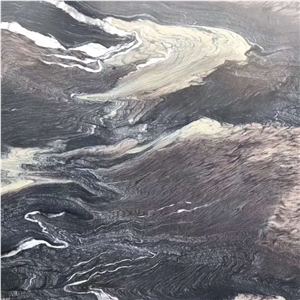 Polished China Purple Cloud Marble for Staircase