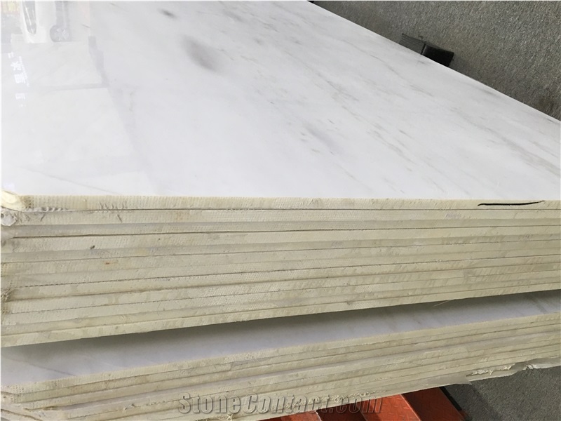 Polished Colorado White Marble Slabs